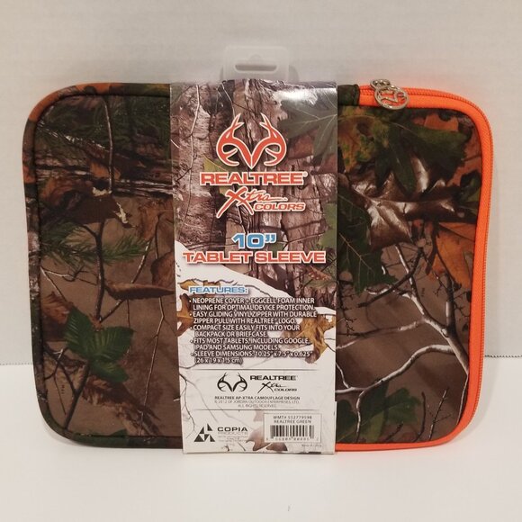 Realtree Xtra Colors 10" Neoprene Tablet Sleeve/Cover, NWT - Picture 2 of 8